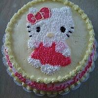 Hello Kitty 2 Tier Birthday Cake 