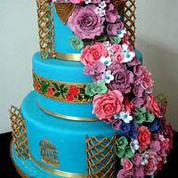 My First Ever Wedding Cake 