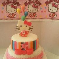  Hello Kitty Cake