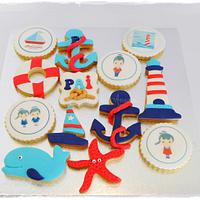Fathers Day Nautical Cookies