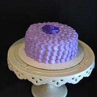 My first petal effect cake!