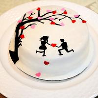 Silhouette Cake Silhouette Cake