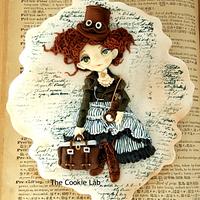 Travelling Girl Cookie......