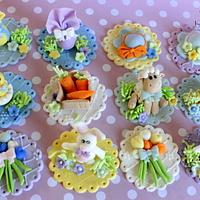 Easter Cupcakes Toppers