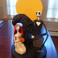 Jack and Sally Wedding Cake