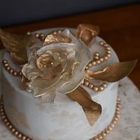 Golden Flower Cake