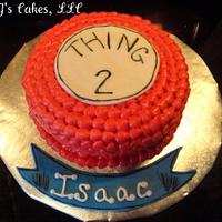 Thing 1 and Thing 2 Cakes