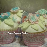 Cath Kidston inspired cupcakes