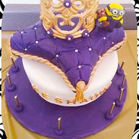 Princess cake with bob minion 