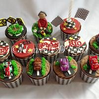 Cars theme cupcakes