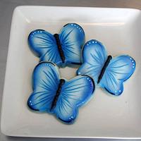 Blue Butterfly Cookies