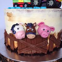 Cute Farmer cake