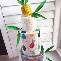 Pineapple Party Cake