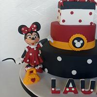 Minnie & Mickey Mouse cake