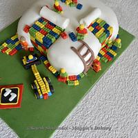 Lego style Cake