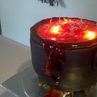 Witch's Cauldron Cake