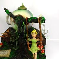 Tinkerbell 3d cake with Teapot