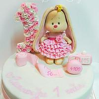 cake with bunny
