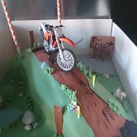 Off Road Motor Bike Cake