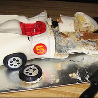 Speed Racer Mach 5 Cake