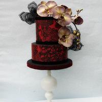 Wedding cake ,romantic