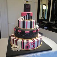 Perfum anniversary cake