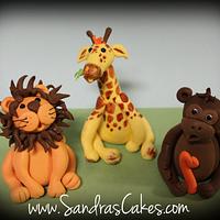 Safari Themed birthday cake
