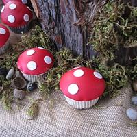 Mushroom Cupcakes