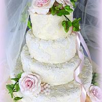 Wedding Lace cake