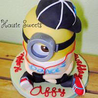 Hip-Hop Minion Birthday Cake