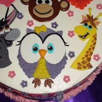 Cute Animals on a Cake!!