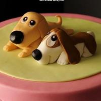 Dog Themed Cake