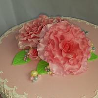 Anna flowers and cake lace