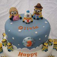 Minions from Despicable Me cake