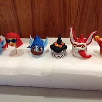 Skylander cupcakes 2nd try