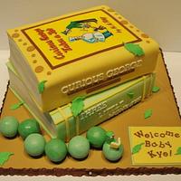 Curious George Book Cake