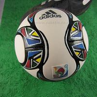 Football Boot and UEFA 2009 Ball