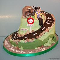 Bike cake 50th Birthday