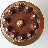Ferrero rocher cake
