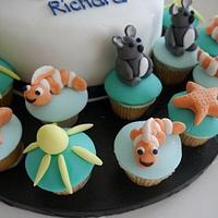 Aussie Themed Cake and Cupcakes