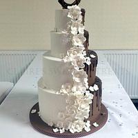 My first wedding cake!! 