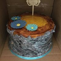 Birch Tree Cake