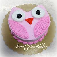 Owl Smash cake