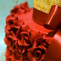 Red Roses cake