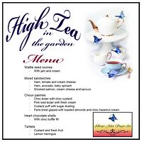 “High Tea in the Garden”