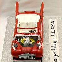 Grease Car cake