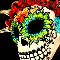 Dia de los Muertos Skull (without eyes)