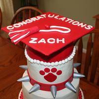 Laurel Bulldog Graduation cake