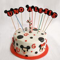 Mickey and Minnie Mouse Cake Tower