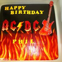ACDC Cake Made with real oranges inside